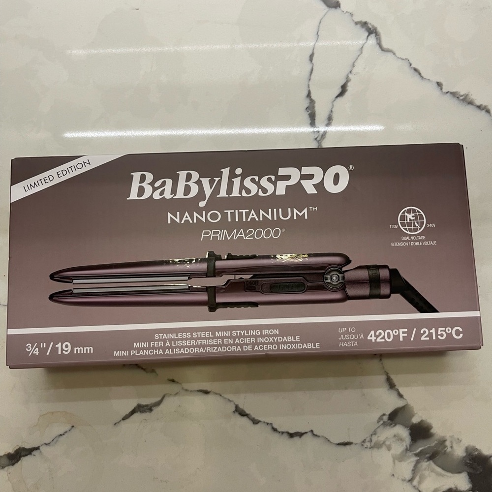 BaBylissPRO Nano Titanium Prima2000 Hair Straightener